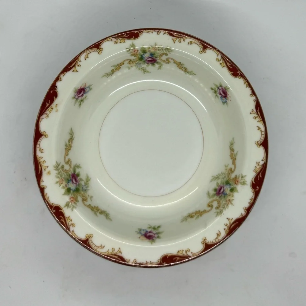 1950s Harmony House China “Wembley” Pattern Soup Bowls Set of 4